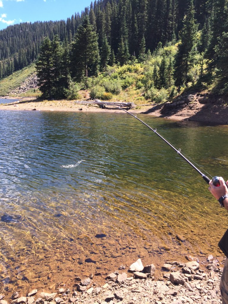 mountain fishing image